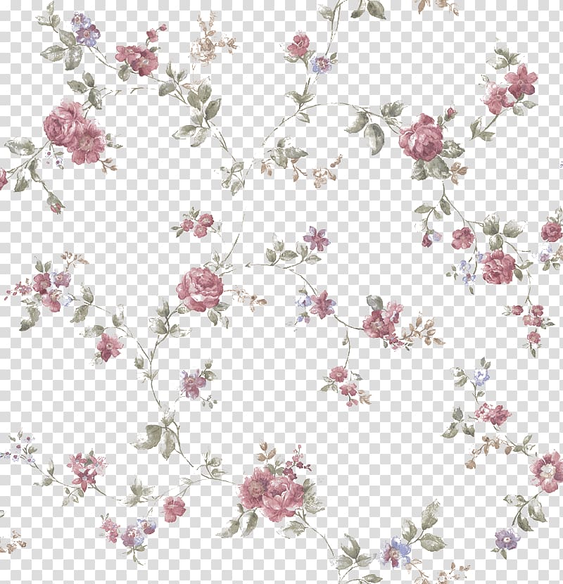 pink roses background illustration, Paper Rose Shabby chic Flower , Floral Shading transparent background PNG clipart