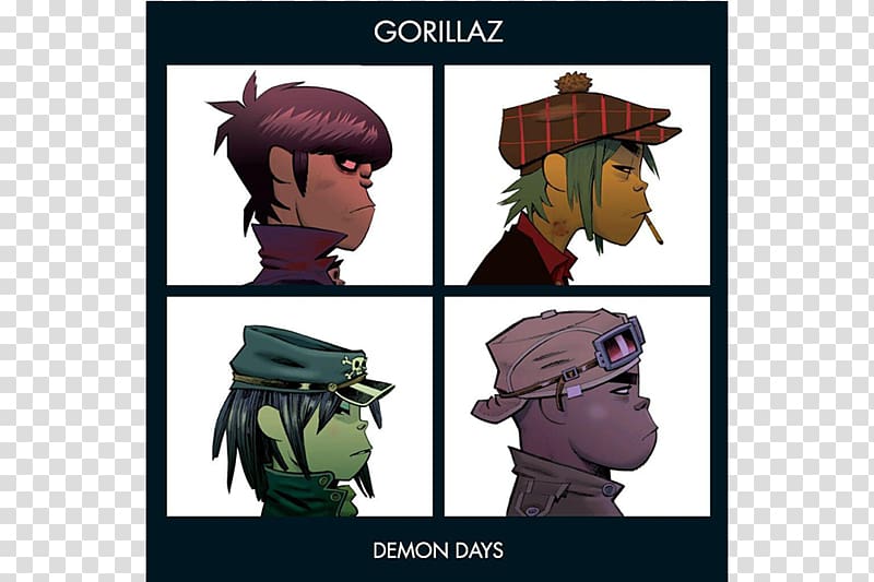 Demon Days Gorillaz Feel Good Inc. Album Song, hiphop gorilla transparent background PNG clipart