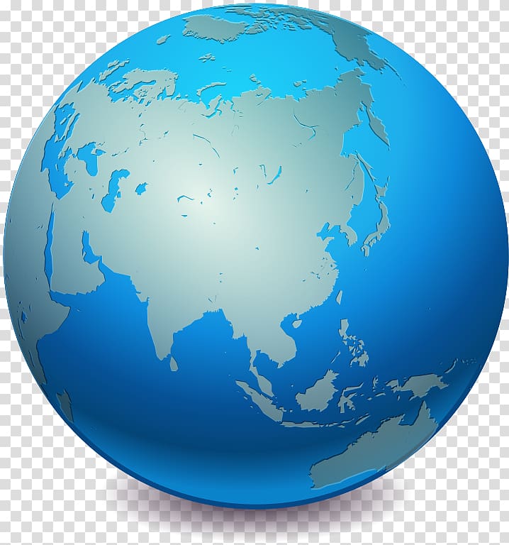 Blank map Asia Globe World map, projection transparent background PNG clipart