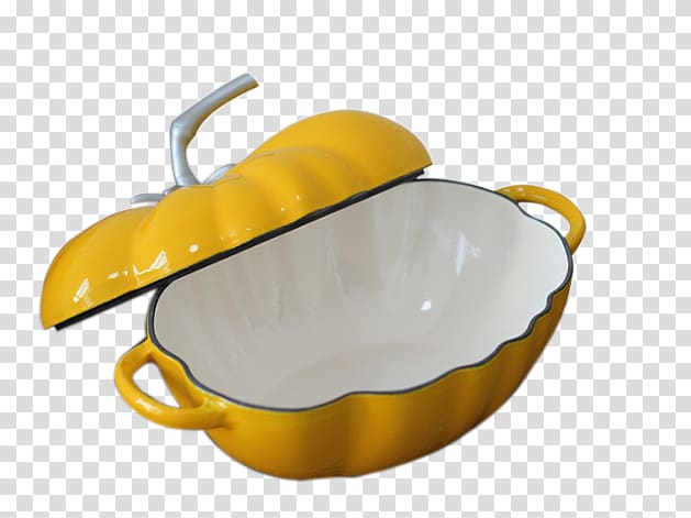 Cast-iron cookware Cast iron pot, Yellow Room saucepan ironwork transparent background PNG clipart