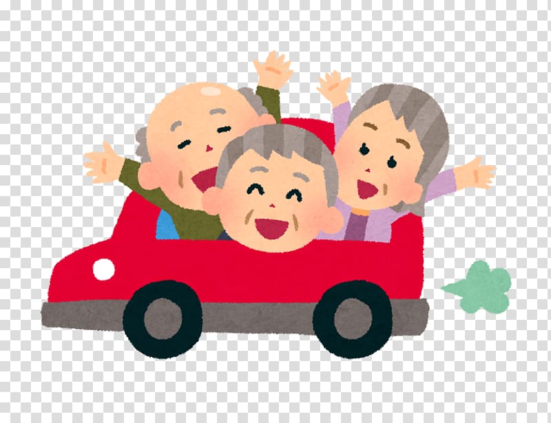 Old Age Home Caregiver Nursing home 施設, drive a car transparent background PNG clipart
