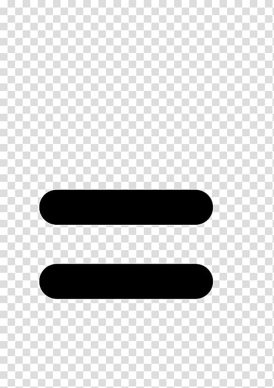 equal illustration, Equals sign Equality Symbol , equal sign transparent background PNG clipart