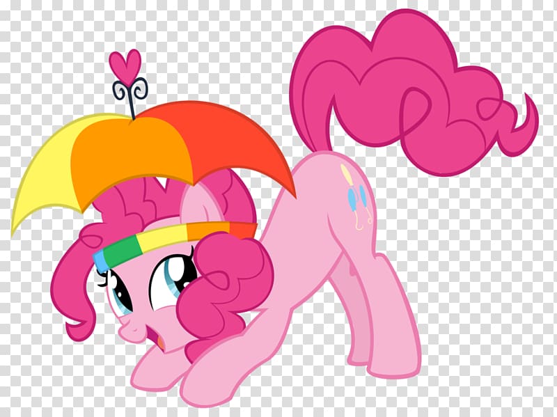 Pony Pinkie Pie Rainbow Dash Rarity Princess Cadance, pony tail transparent background PNG clipart
