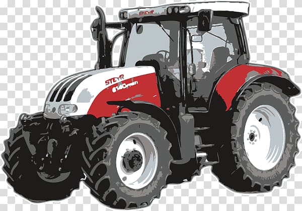 Steyr Tractor Wall decal Car Sticker, tractor transparent background PNG clipart