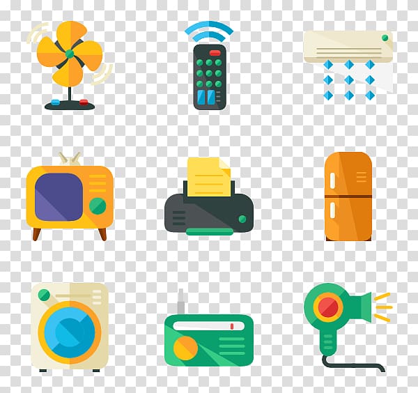 Home appliance Computer Icons Electricity , Home Appliances transparent background PNG clipart