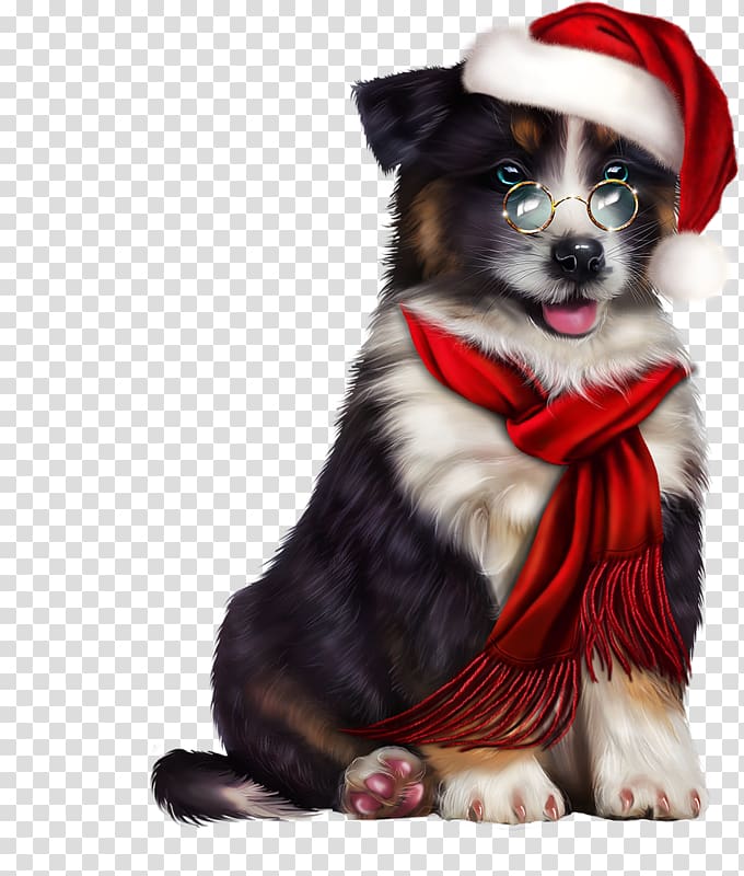 Dog breed Puppy Christmas , Dog transparent background PNG clipart