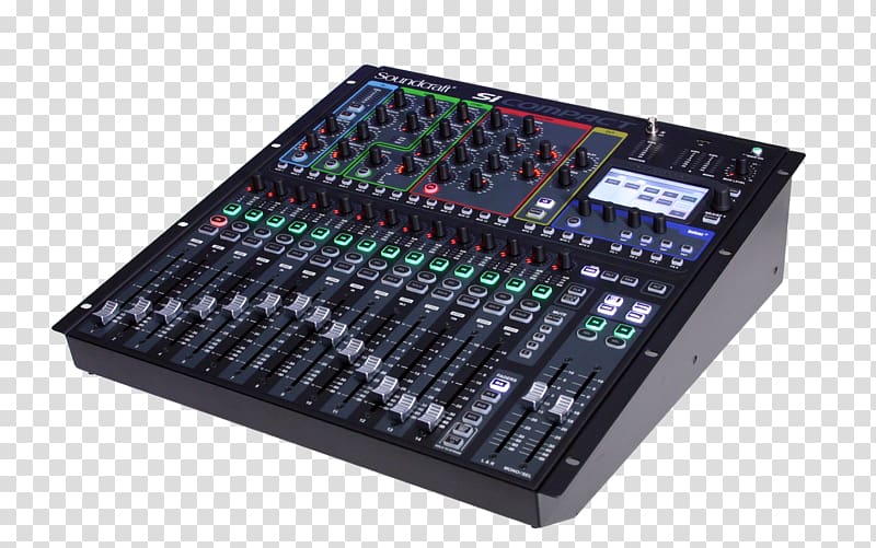 Audio Mixers Digital mixing console Soundcraft Ui16, news mic transparent background PNG clipart