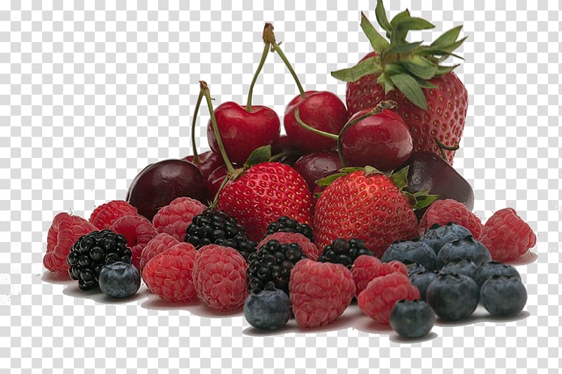 Raspberry Blackberry Blueberry Strawberry, Raspberry blueberry strawberry cherry transparent background PNG clipart