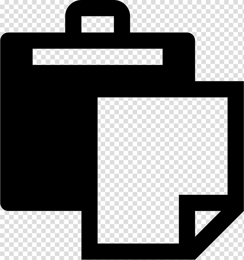 Clipboard Computer Icons Portable Network Graphics Directory Keyboard shortcut, Black icon transparent background PNG clipart