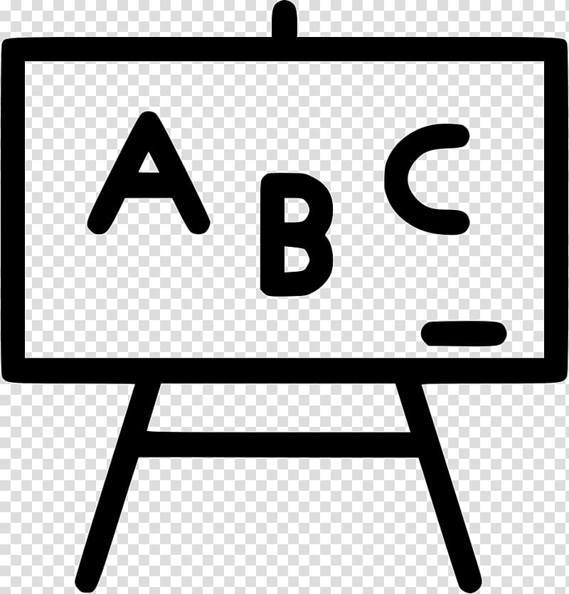 Computer Icons Dry-Erase Boards Blackboard School, abc transparent background PNG clipart