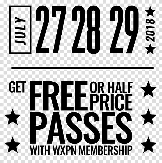 WXPN Music festival Concert Ulysses Wiggins Waterfront Park, half price transparent background PNG clipart