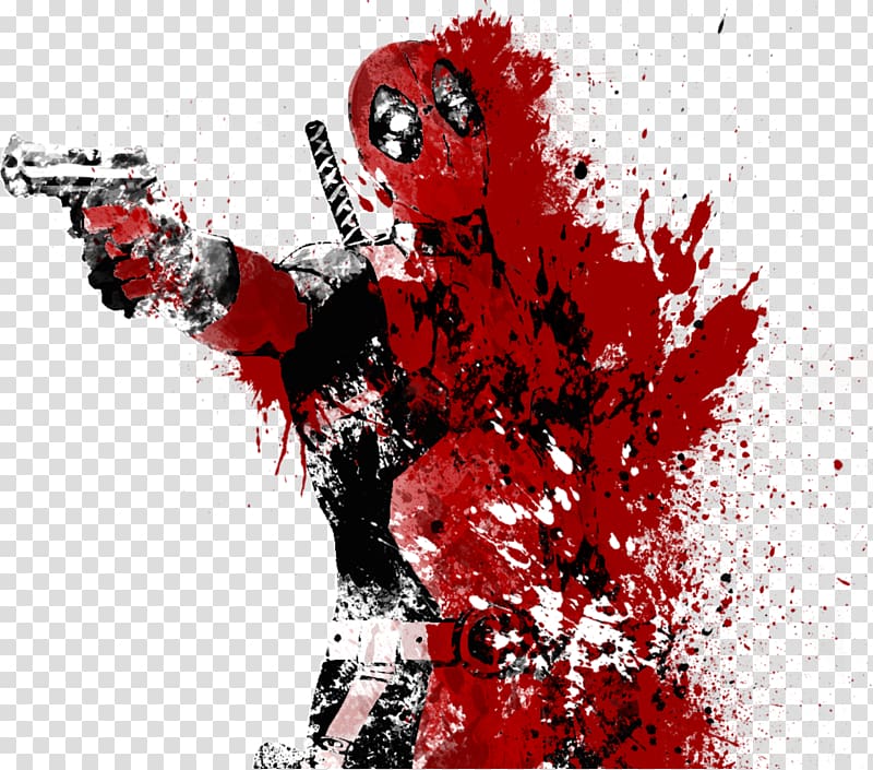 Deadpool , Captain America Spider-Man Deadpool Warren Worthington III T-shirt, carnage transparent background PNG clipart