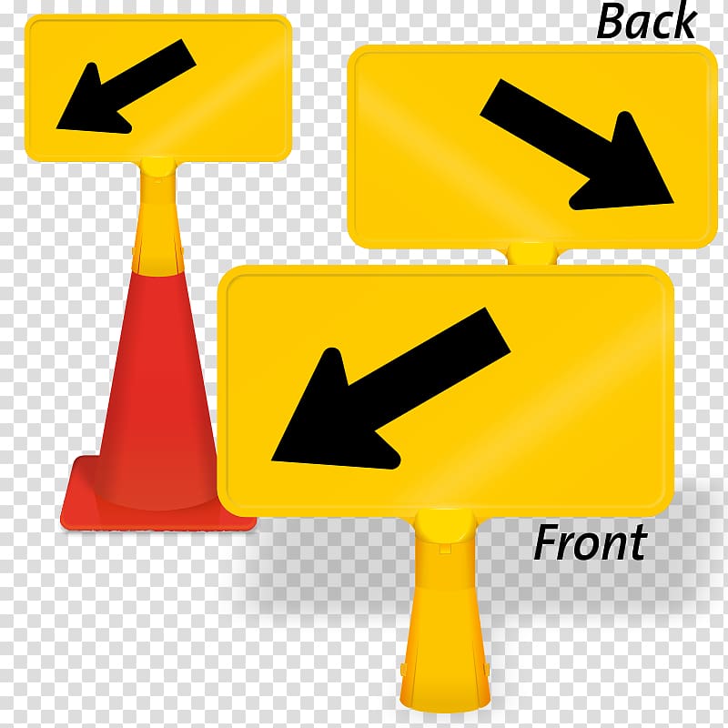 Traffic sign Arrow Direction, position, or indication sign Manual on Uniform Traffic Control Devices, Arrow transparent background PNG clipart