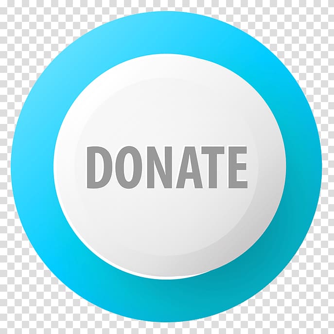 white and blue donate , Donate Blue and White Button transparent background PNG clipart