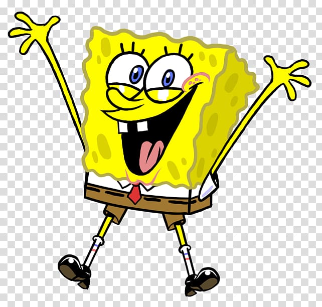 SWF, Spongebob Happy transparent background PNG clipart