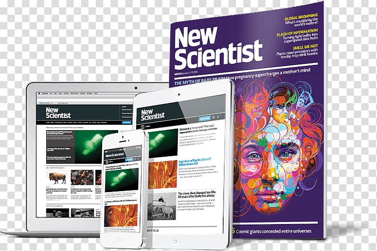 New Scientist Magazine Subscription business model Technology Science, tablet printing transparent background PNG clipart