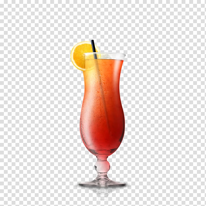 Hurricane Cocktail garnish Rum Juice, ice tea transparent background PNG clipart