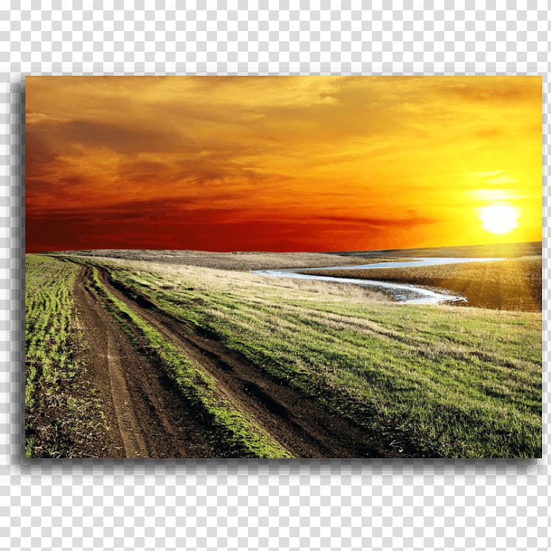 Desktop Sunset Sunrise High-definition television Landscape, sunrise transparent background PNG clipart