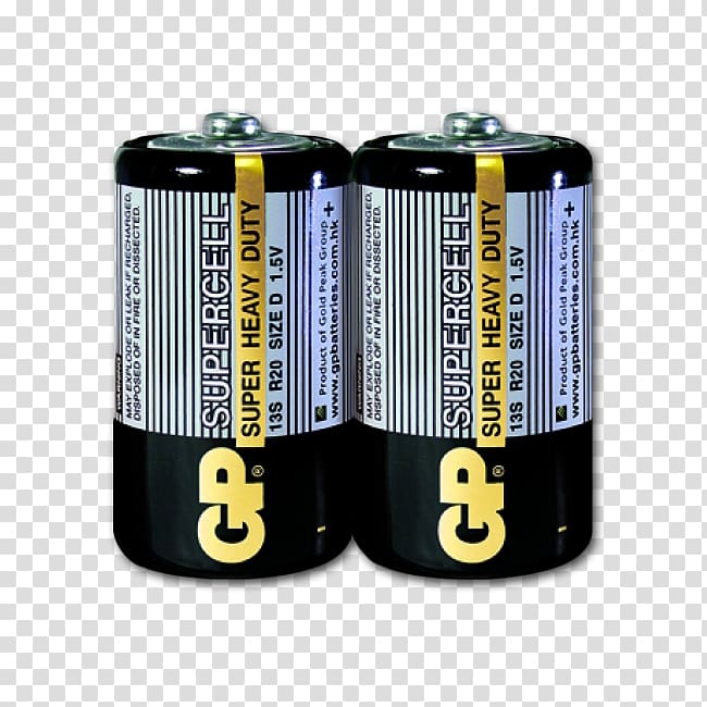 Electric battery D battery Zinc–carbon battery GP Batteries Gold Peak, others transparent background PNG clipart