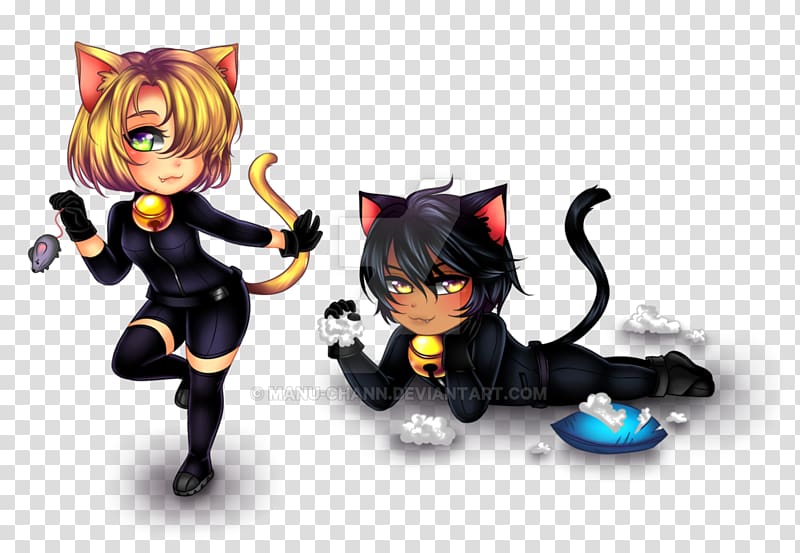 Kitten Cat Drawing Chibi Anime, Naughty transparent background PNG clipart