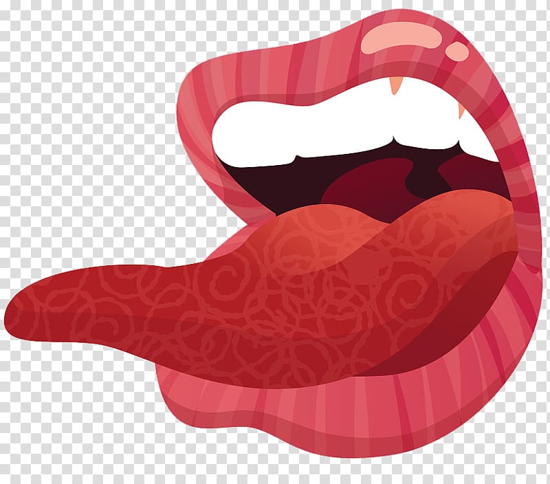 Tongue Mouth Illustration, Cartoon,Tongue,illustration transparent background PNG clipart