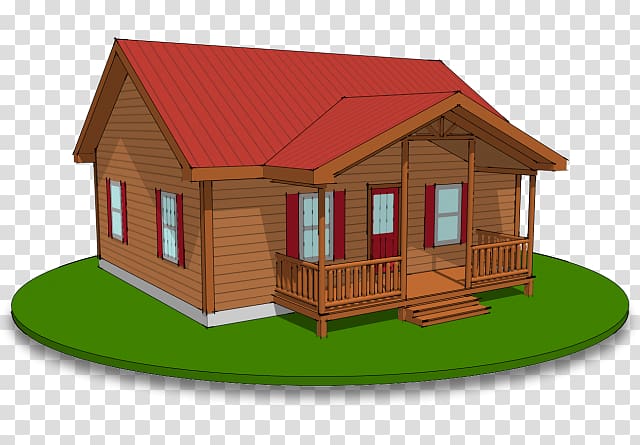 House Building a Log Cabin Cottage Roof, prefab cabins transparent background PNG clipart