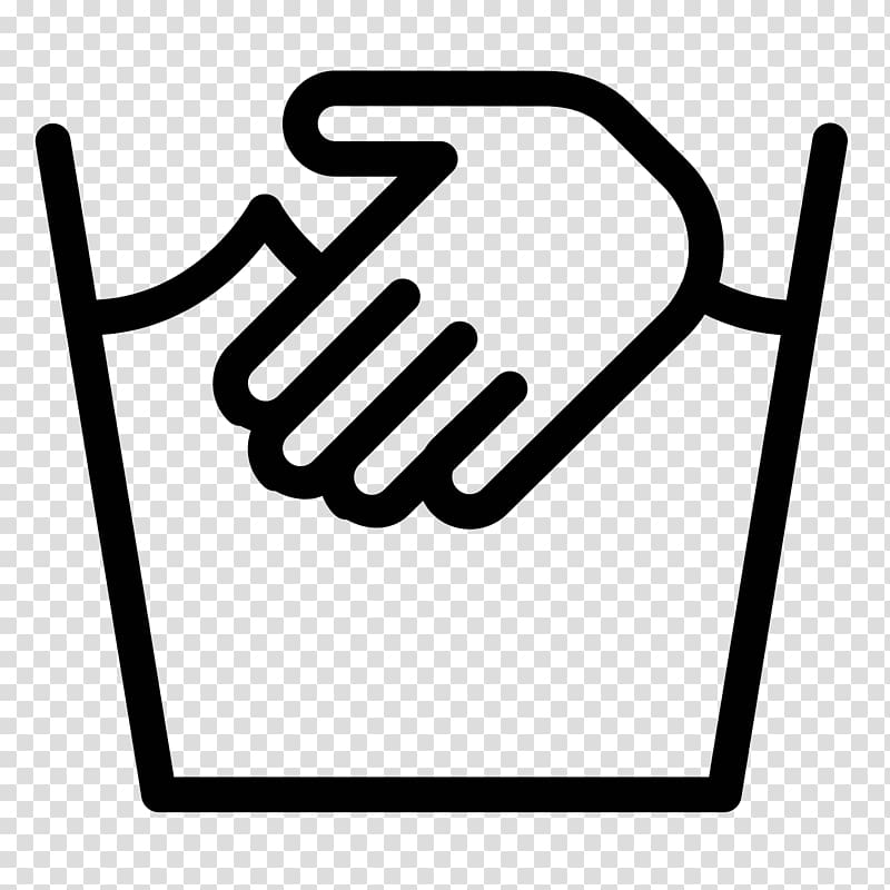 Textile Computer Icons Washing Laundry symbol, hand washing transparent background PNG clipart