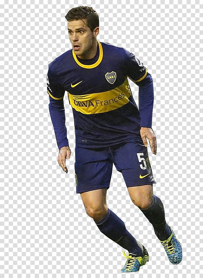 Fernando Gago Boca Juniors Club Atlético Vélez Sarsfield Sport Jersey, football transparent background PNG clipart