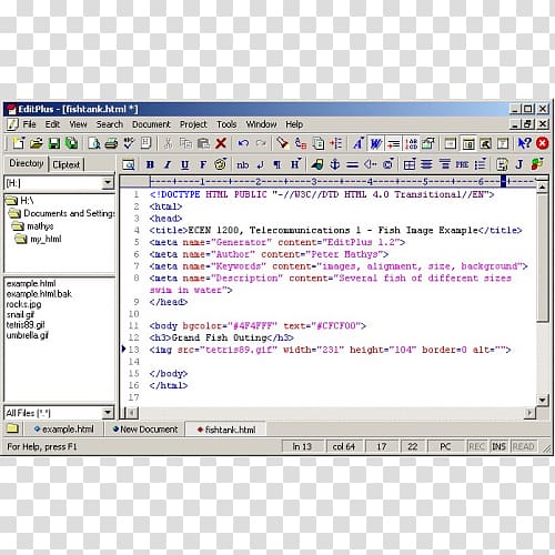 EditPlus Web page HTML editor Text editor, others transparent background PNG clipart