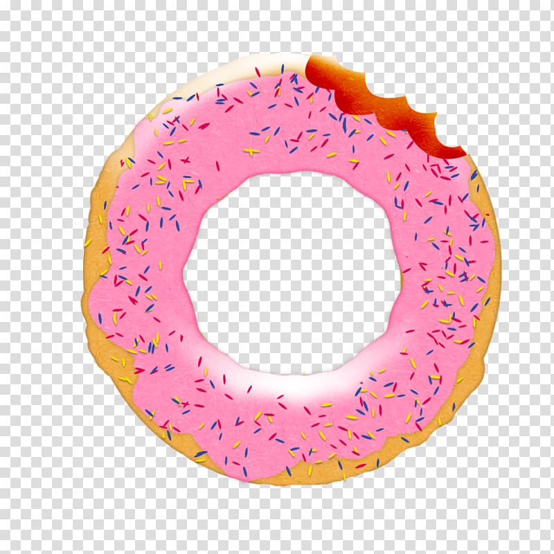 Pink M Infant Toy, Donut Drawing transparent background PNG clipart