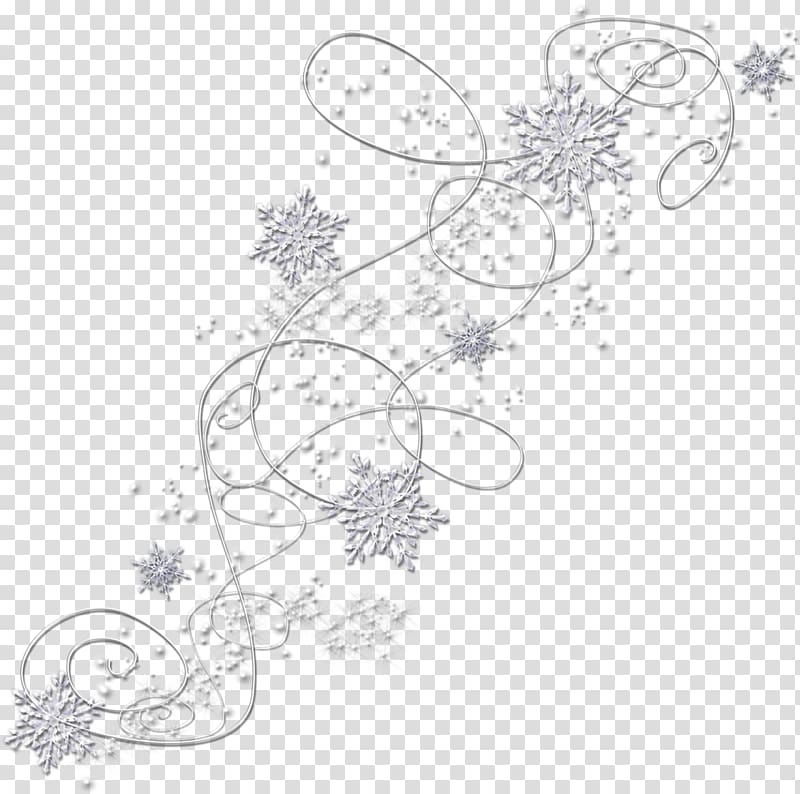 Snowflake Floral design Light Visual arts Pattern, winter snow posters decorative material transparent background PNG clipart