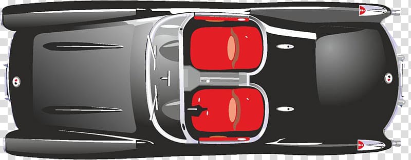 Car, Top view of sports car transparent background PNG clipart