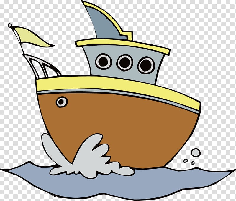 Cartoon Ship , Moving cartoon boat transparent background PNG clipart ...