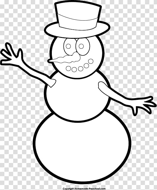 Line art , Frosty The Snowman transparent background PNG clipart
