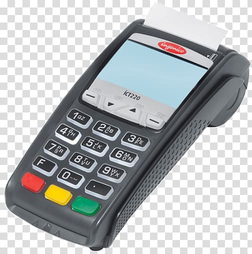 Payment terminal Ingenico EMV EFTPOS Point of sale, credit card transparent background PNG clipart