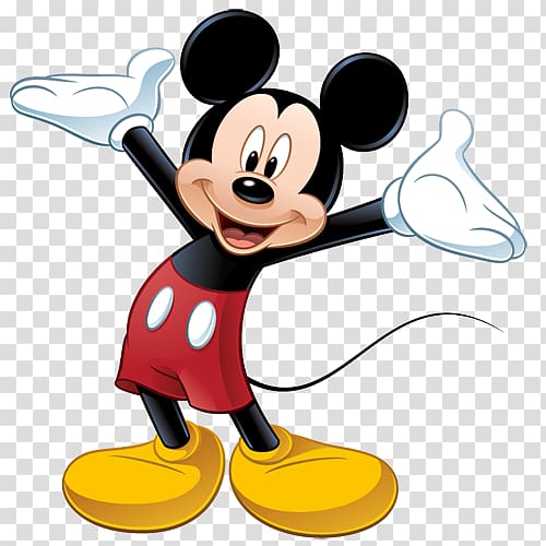 Mickey Mouse rising hands, Mickey Mouse Minnie Mouse Goofy Drawing The Walt Disney Company, mickey transparent background PNG clipart