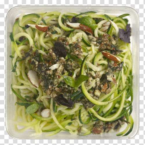 Namul Spaghetti Linguine Leaf vegetable Noodle, catering sauce transparent background PNG clipart