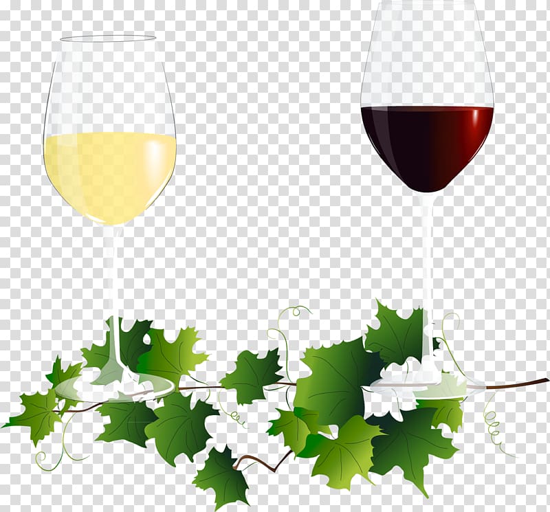 Vinho Verde Red Wine Champagne Wine glass, Two glasses of wine transparent background PNG clipart