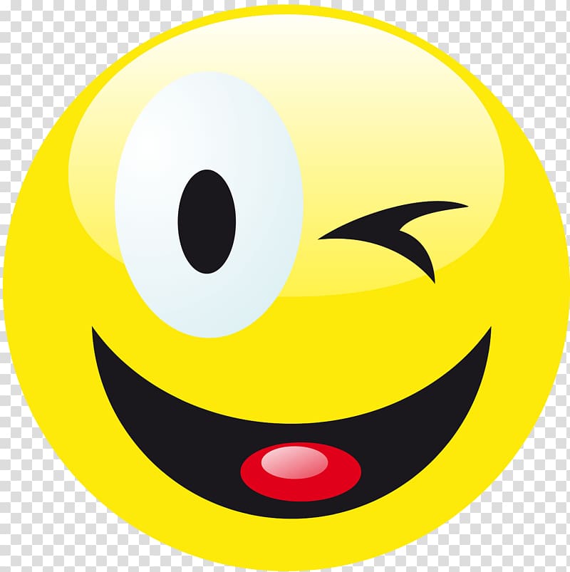 Smiley Emoticon Wink , smile transparent background PNG clipart