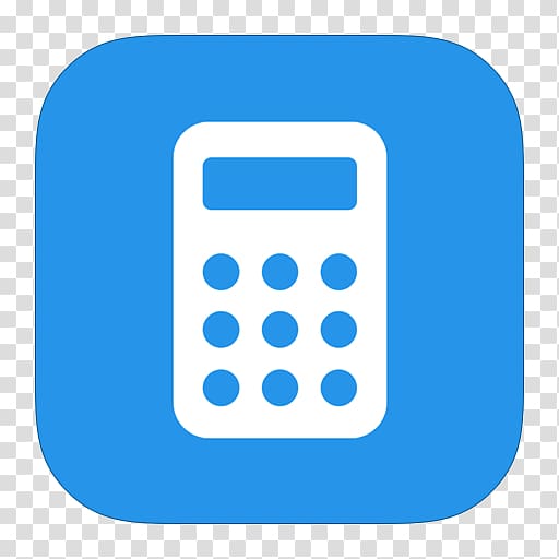white and blue telephone logo, computer icon area communication multimedia, MetroUI Apps Calculator transparent background PNG clipart