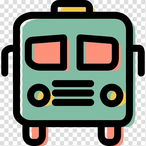 Bus Scalable Graphics Icon, Cartoon Bus transparent background PNG clipart