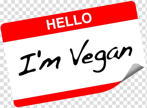 Veganism Animal product Logo Brand, Hello My Name Is transparent background PNG clipart
