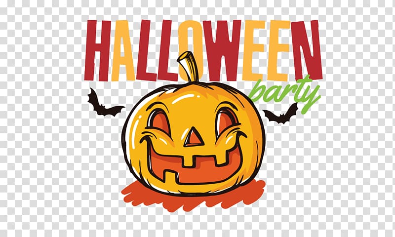Jack-o\'-lantern Party Halloween Pumpkin Walk , Halloween Bash transparent background PNG clipart
