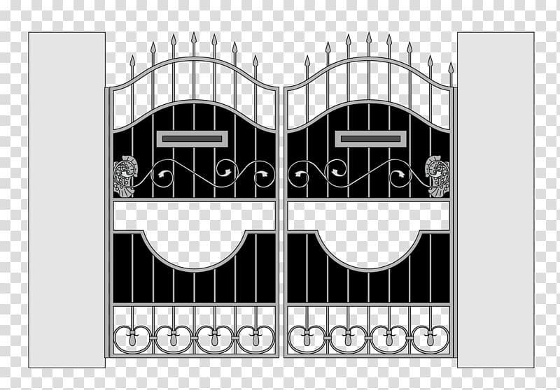 Iron Gate Pattern, material black noble iron door pattern transparent background PNG clipart