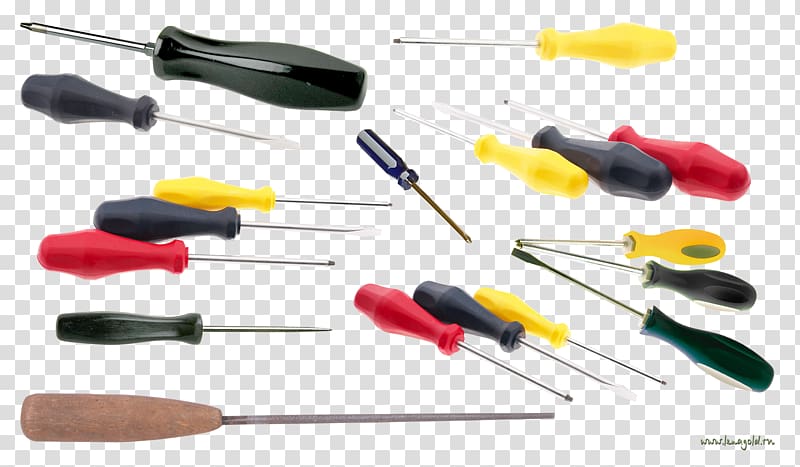 Screwdriver , piller transparent background PNG clipart