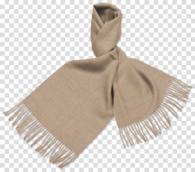 Alpaca Scarf Cashmere wool Beige, with scarves baby transparent background PNG clipart