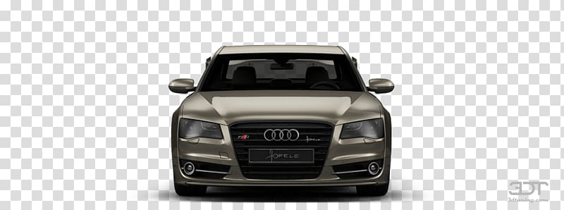 Car Sport utility vehicle Luxury vehicle Vehicle License Plates Bumper, Audi A8 transparent background PNG clipart