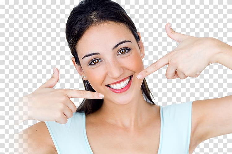 woman smiling wearing white sleeveless top, Cosmetic dentistry Tooth whitening, smiling woman transparent background PNG clipart