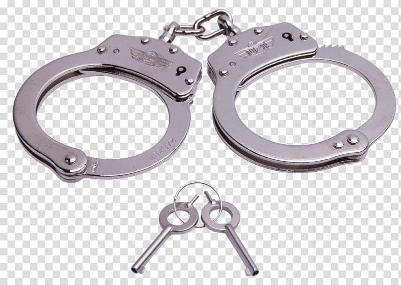 Handcuffs Uzi Smith & Wesson Steel Chain, chain link transparent background PNG clipart