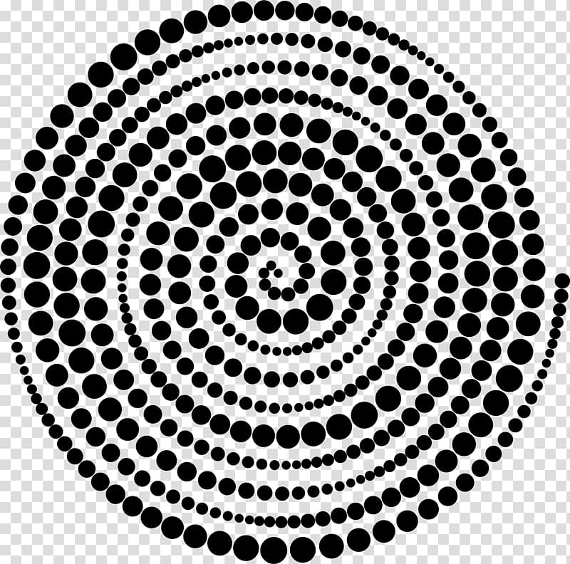 Spiral Circle Line Halftone, circle transparent background PNG clipart
